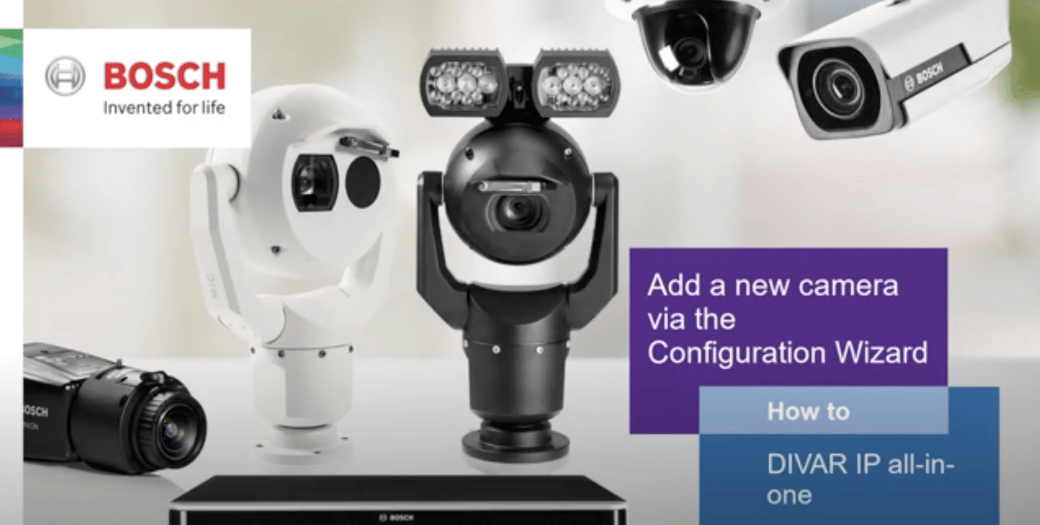 Bosch Security Configuration Manager 7.2 How to connect to Bosch