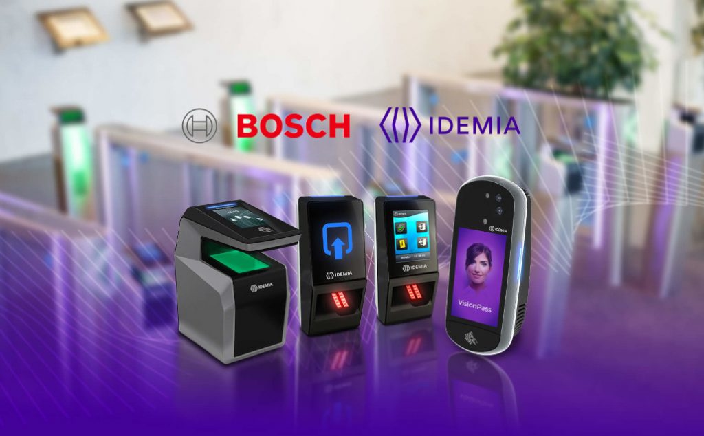 Idemia has formed a global partnership with Bosch Building Technologies to target biometric access control