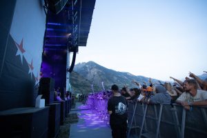 Festival goers in Switzerland