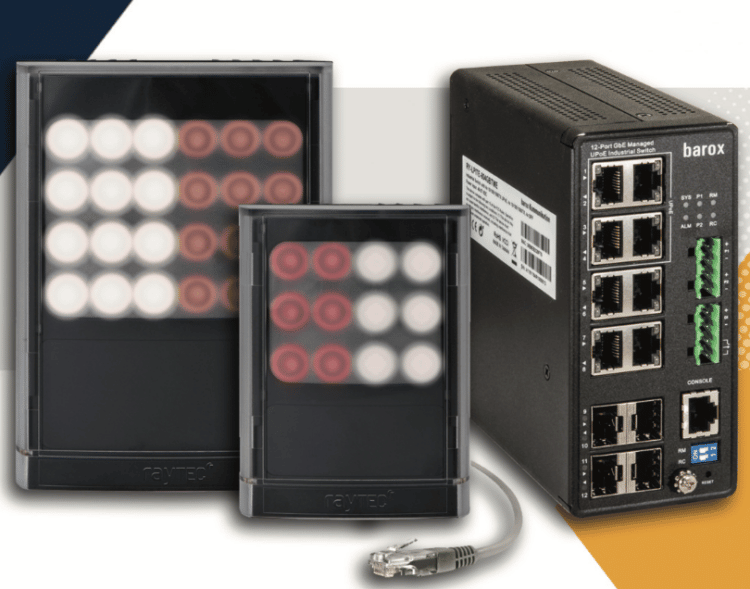 barox PoE solutions certified for use with Raytec LED illuminators ...
